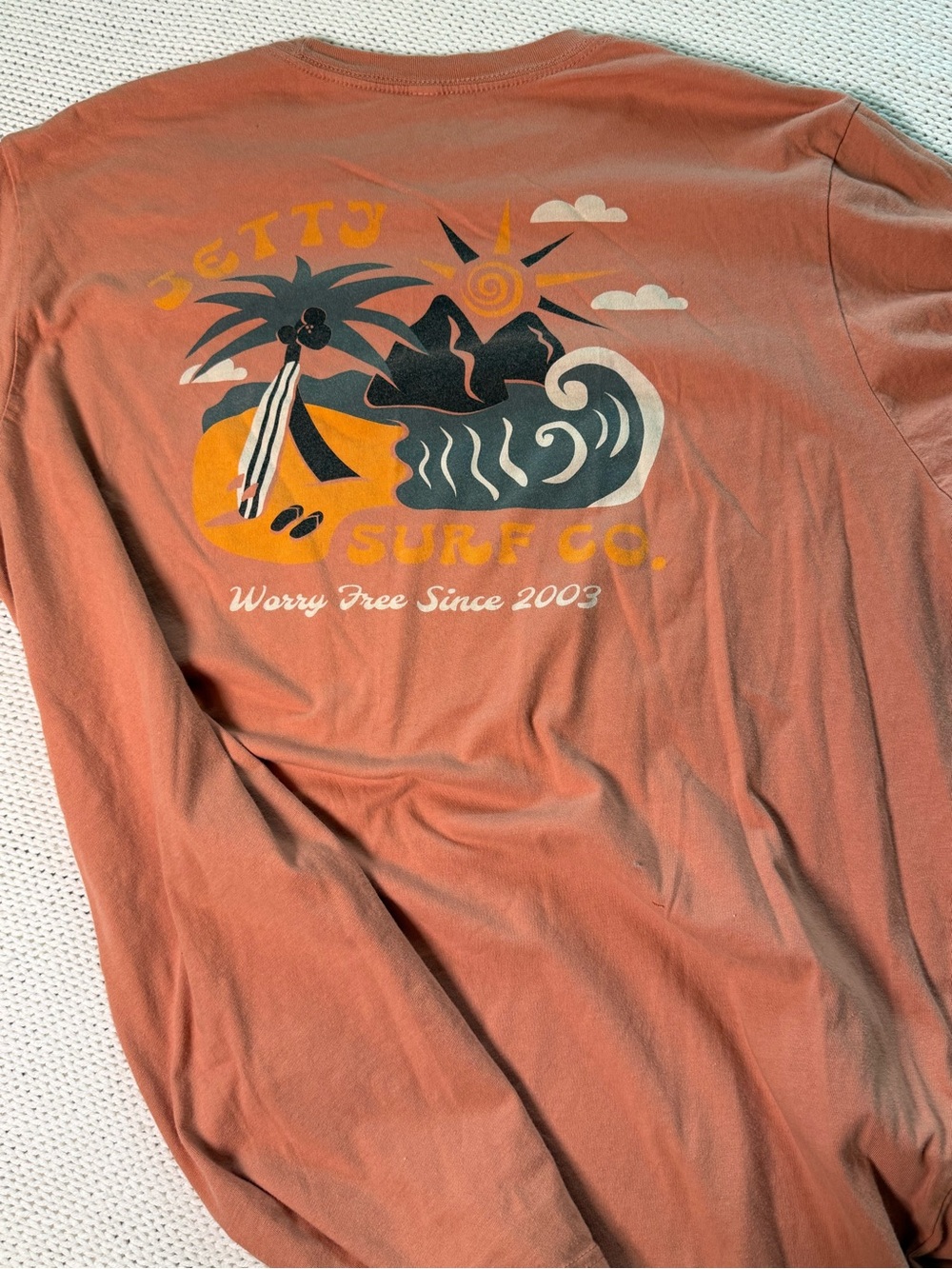 Jetty Surf Company Sun Graphic Tee 100% ringspun cotton size XXL
